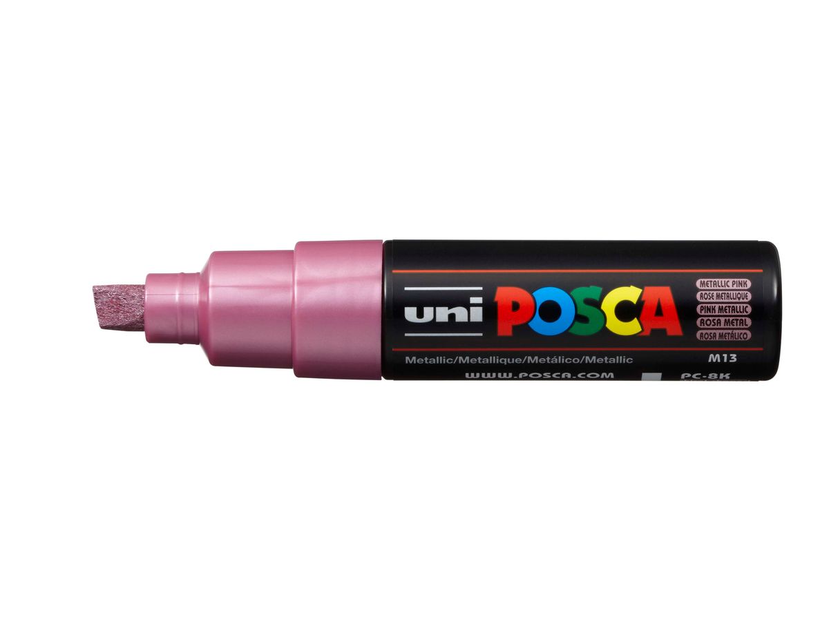 POSCA Marker 8mm PC8KMET.PINK MET Metal.rosa, Keilsp. (4902778113660)