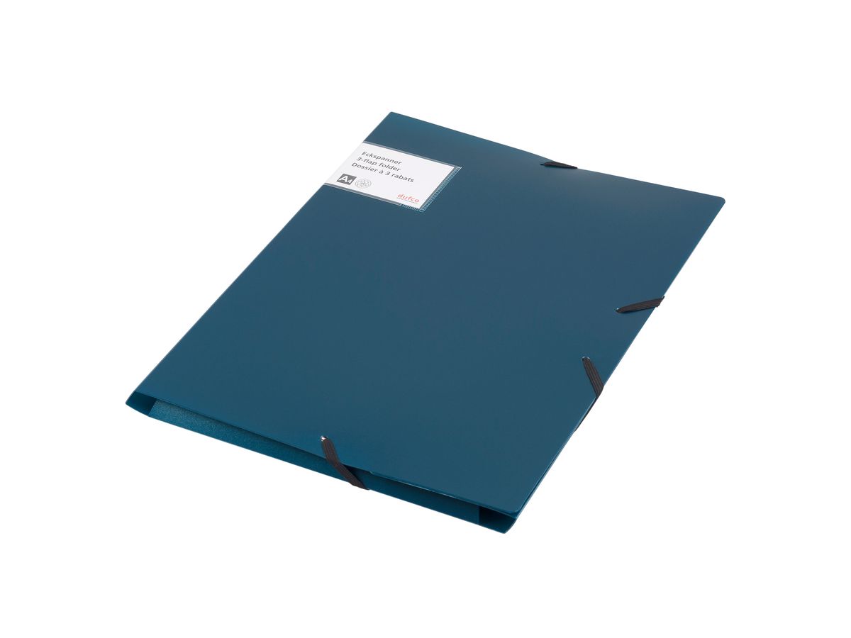DUFCO Gummibandmappe A4 51500.03641 blau Kunststoff (7610259036410)