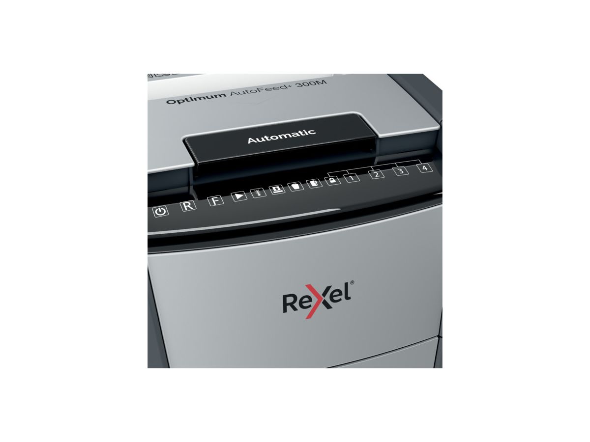 REXEL Aktenvernichter Optimum AF+ 2020300MCH 300M, P-5, 60lt (5028252614085)