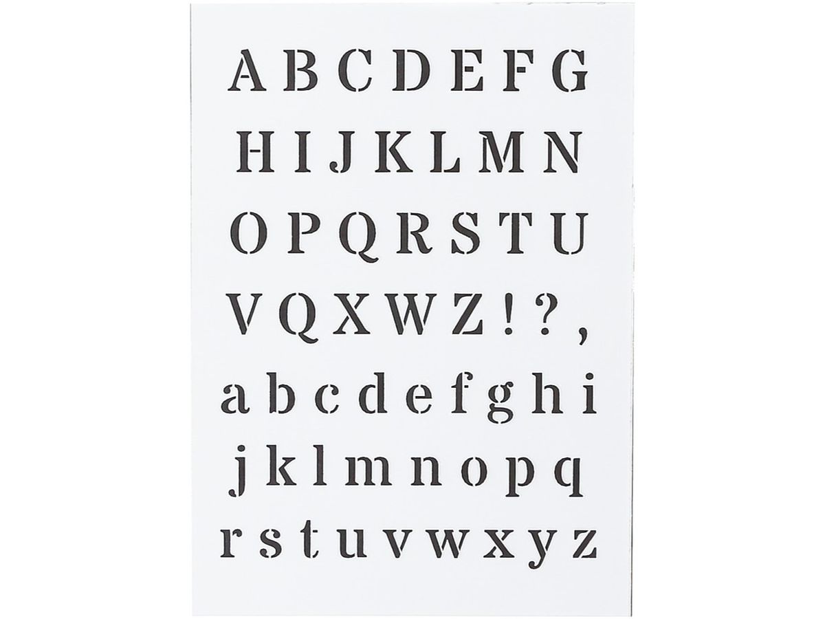 I AM CREATIVE Stampino Alfabeto A5 2000.56 (7611983196838)