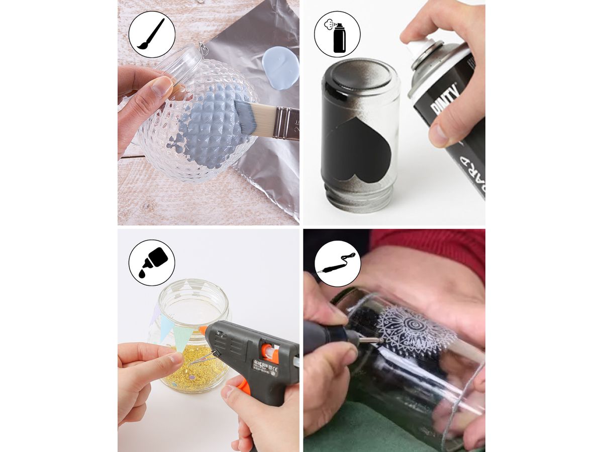 I AM CREATIVE Bicchiere co tappo oscillante 5100.09 trasparente 8x12cm (7611983151295)