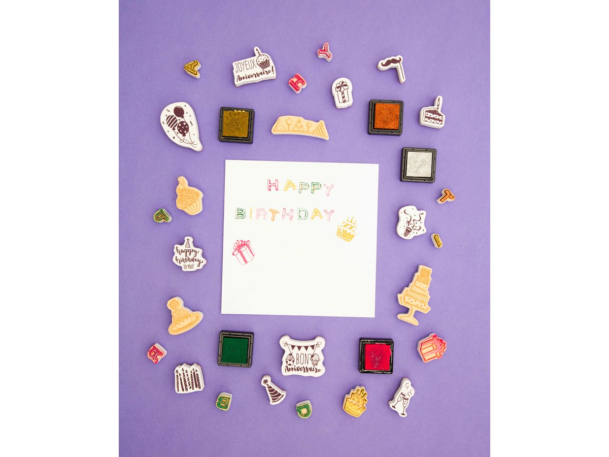 I AM CREATIVE Set de tampons 4093.01 Mini Alphabet 103 pièces (7611983252022)