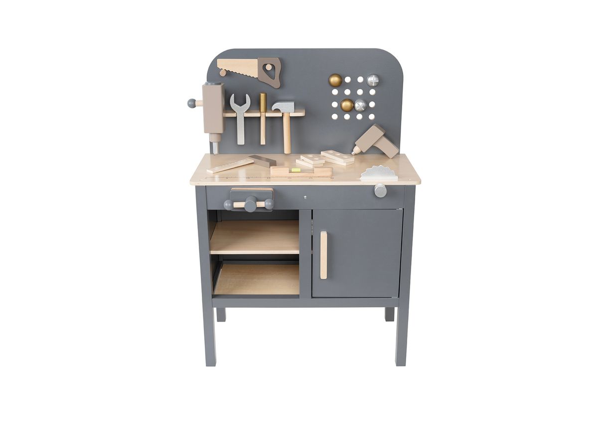 JABADABADO Banc d'outils 55x30x78cm C2555 gris (7332599025557)