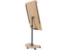 BEREC Flipchart Design Mobil NAT0618 Legno su rotelle 69x195cm (7640106625498)