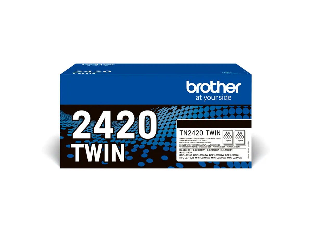 BROTHER Toner Twin Pack nero TN-2420TWIN HL-L2350/2370 2x3000 pagine (4977766812764)