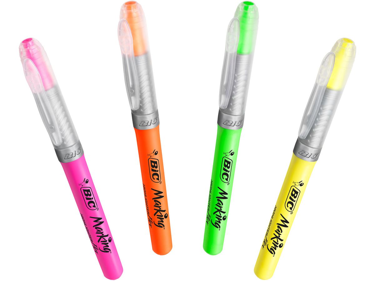 BIC Highlighter Flex 950470 assortito 4 pezzi (3086123498587)