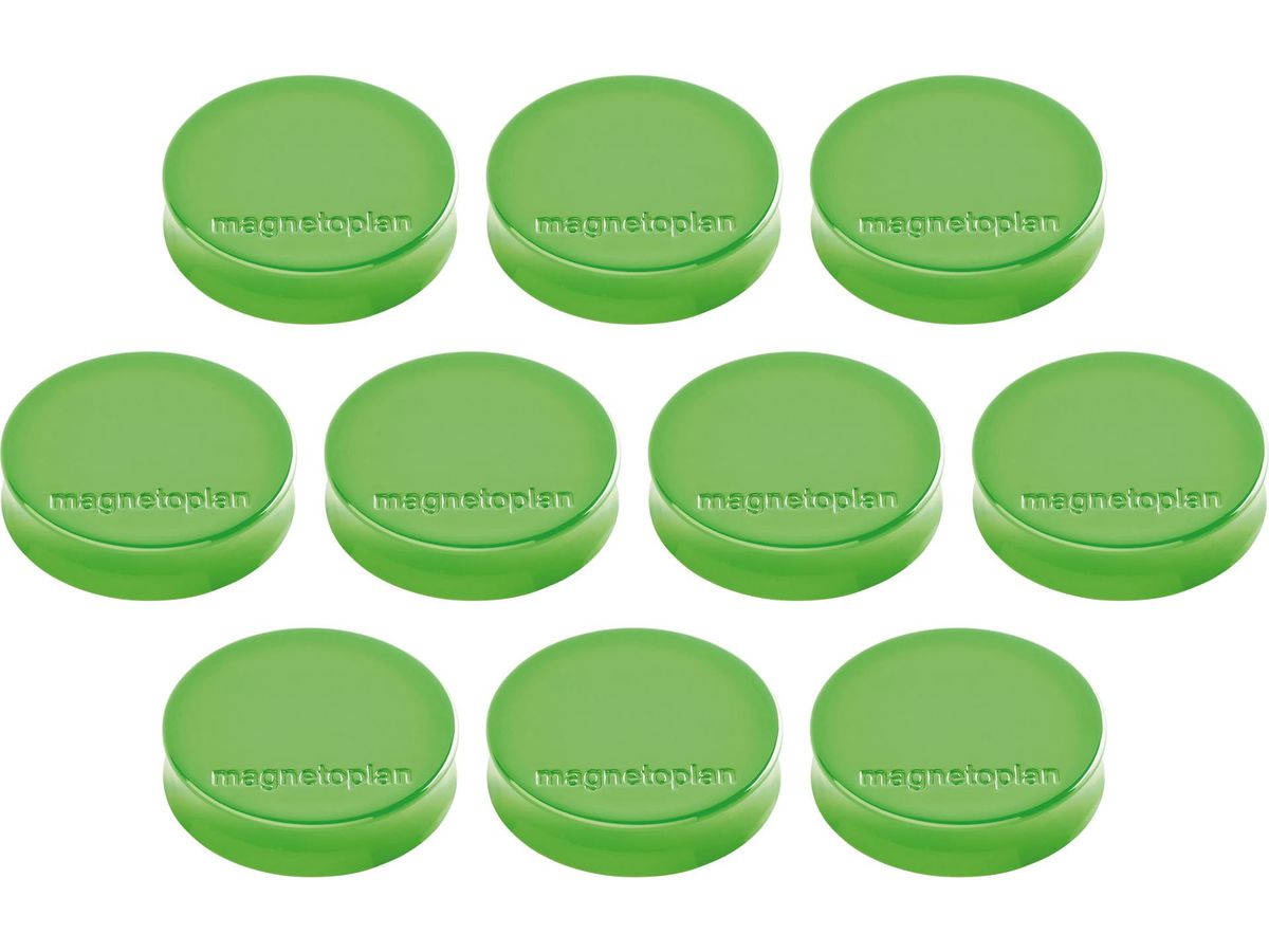 MAGNETOPLAN Calamita Ergo Medium 10 pz. 16640105 verde 30mm (4013695044972)