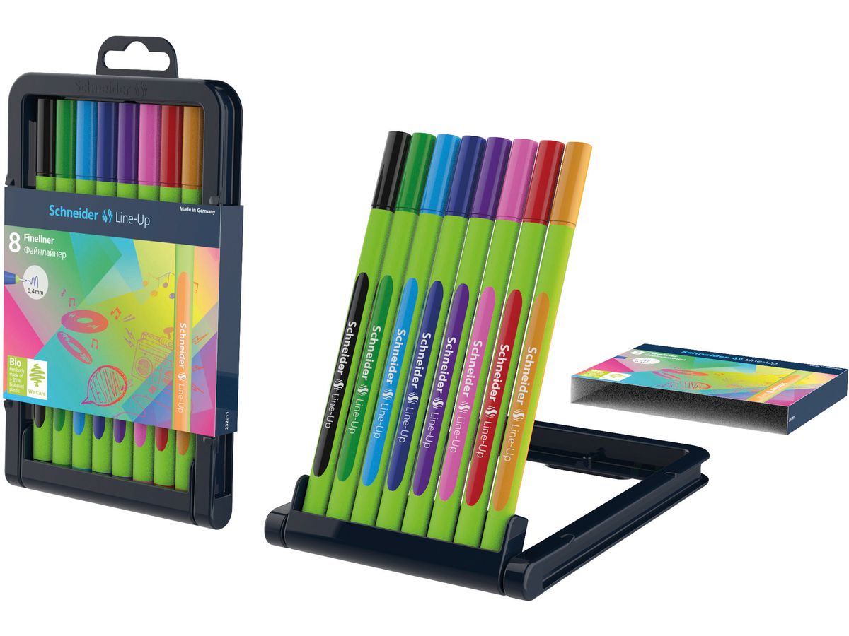 SCHNEIDER Fineliner Line-Up 0.4mm 191098 8 pz. (4004675109170)