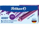 PELIKAN Encre 4001 GTP/5 310664 pourpre 5 pcs. (4012700310668)