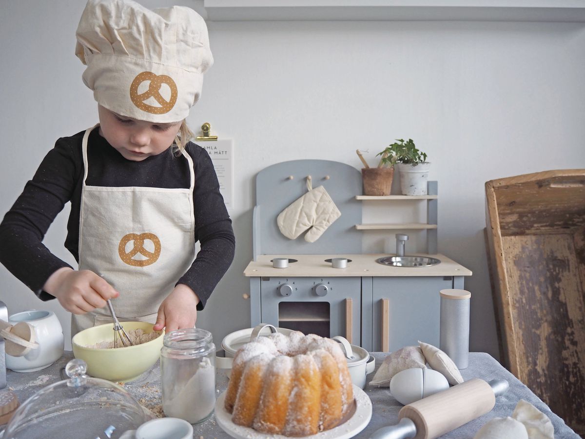 JABADABADO Kitchen grey W7205 w. pot and pan 55x32x72cm (7332599072056)