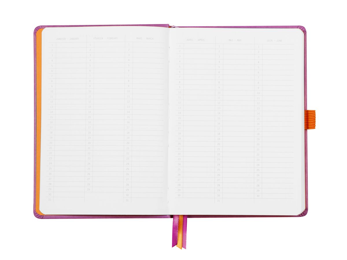 RHODIA Goalbook Taccuino A5 118580C Hardcover lila 240 f. (3037921185803)