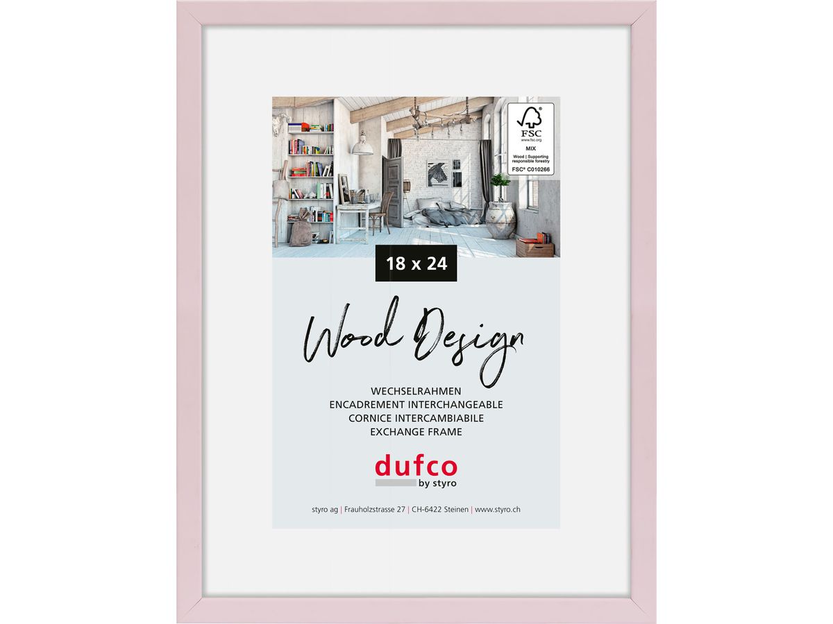 DUFCO Bilderrahmen Hay 18x24cm 1610.81083 hellrosa (7612176094610)