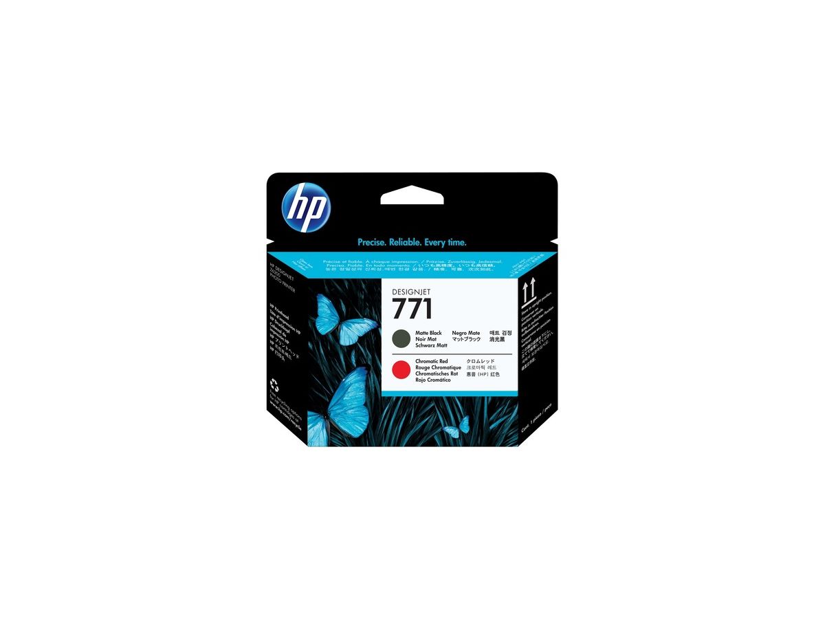 HP Tête d'imp.771 matte black/red CE017A DesignJet Z6200 (0884962986431)