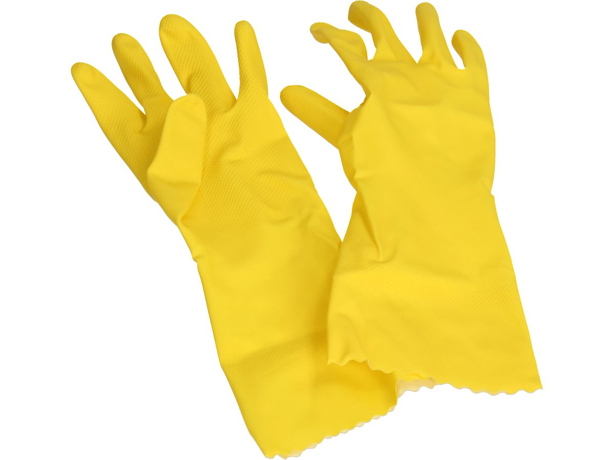 WEITA Guanto multiuso Latex S RF-1 / 262561 giallo (7610588262566)