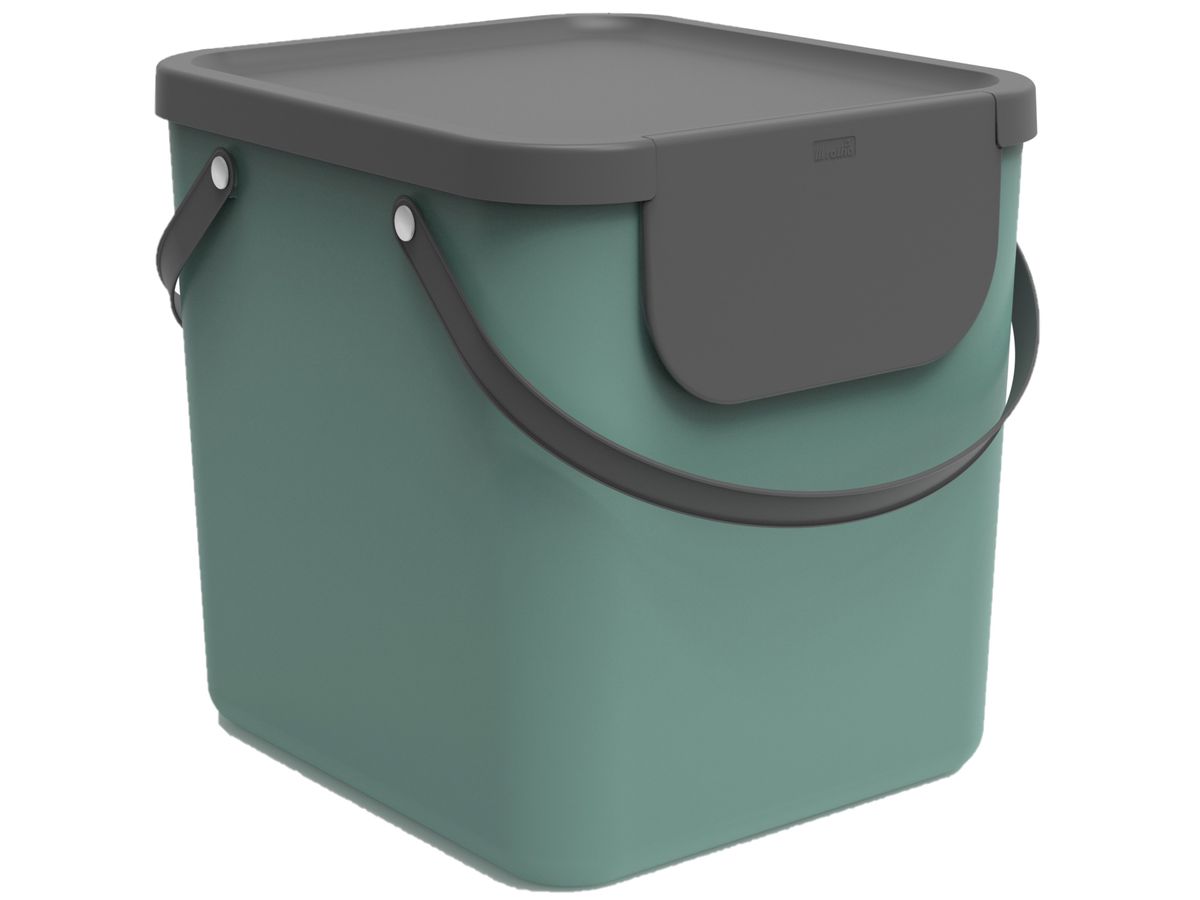 ROTHO Boîte de recyclage Albula 40lt 1034405092 Mistletoe green 358x340x400mm (7610859225597)