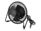 DELTACO USB LED Table Fan watch GAM-054 Black (7333048037459)