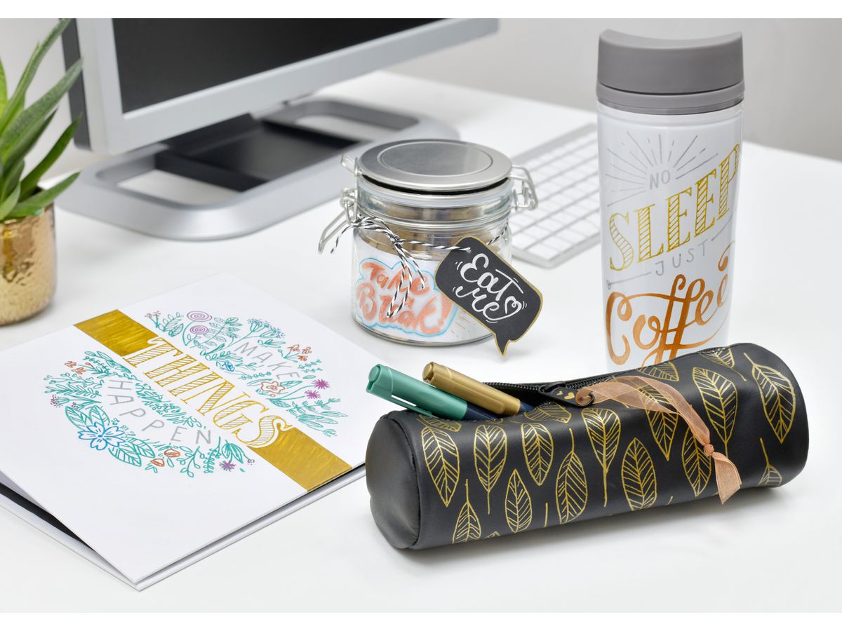 FABER-CASTELL Metallic Marker 1,5mm 160796 oro/argento 2 pezzi (4005401607960)