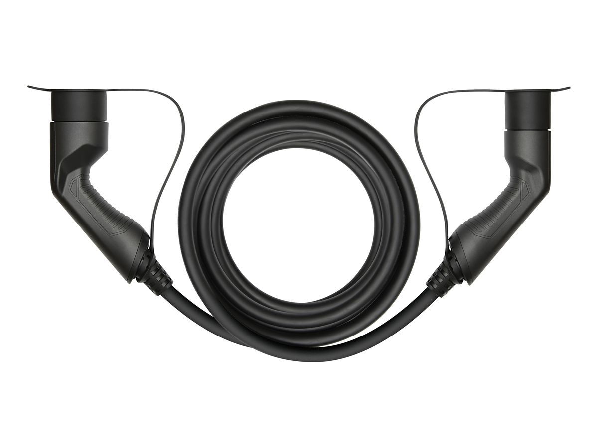 DELTACO e-Charge,cable type 2-type 3 EV-32010 3 phase, 32A, 10M,Black (7333048047618)