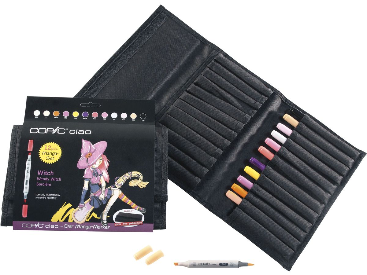 COPIC Marker Ciao 22075733 12er Set, Wallet Witch (4013695261294)