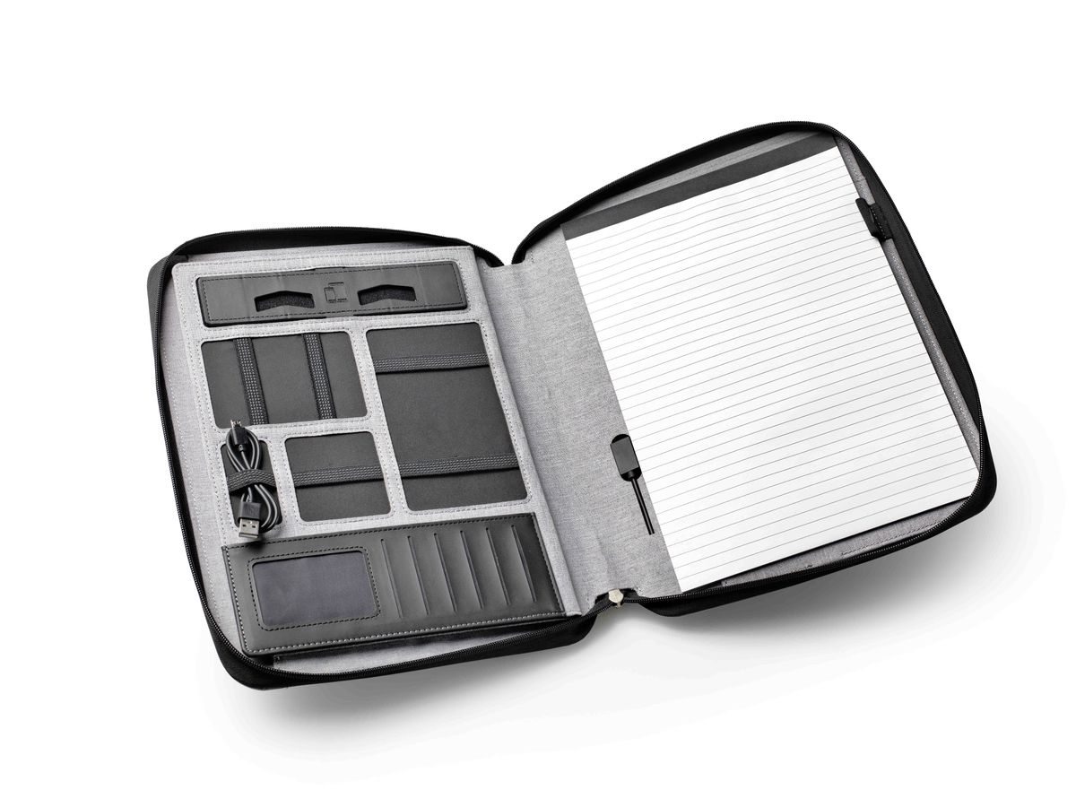 DUFCO Cartella conferenza A4 48-2026.000 Powerbank 5000 mAH, grigio (7612176079822)