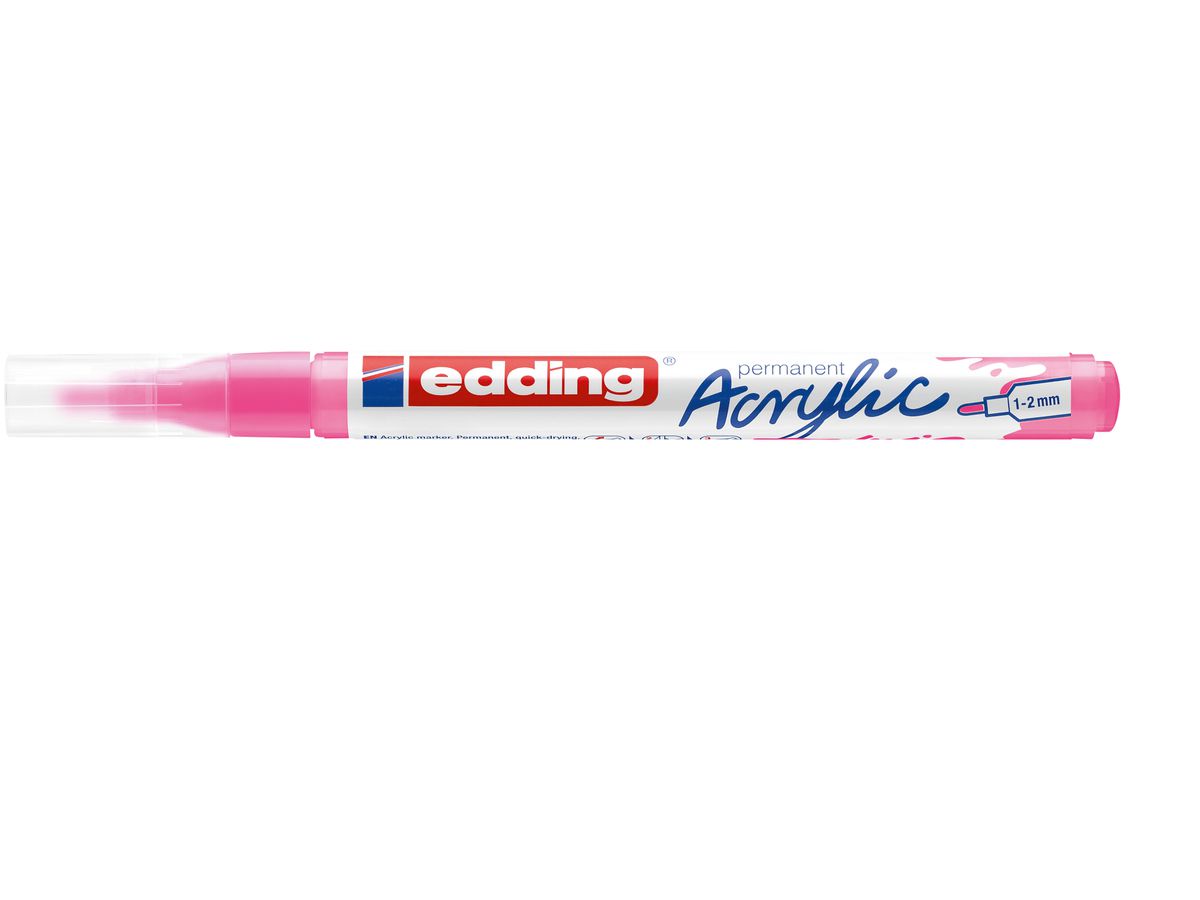 EDDING Acrylmarker 5300 1-2mm 5300-069 fluorescent pink (4057305027979)