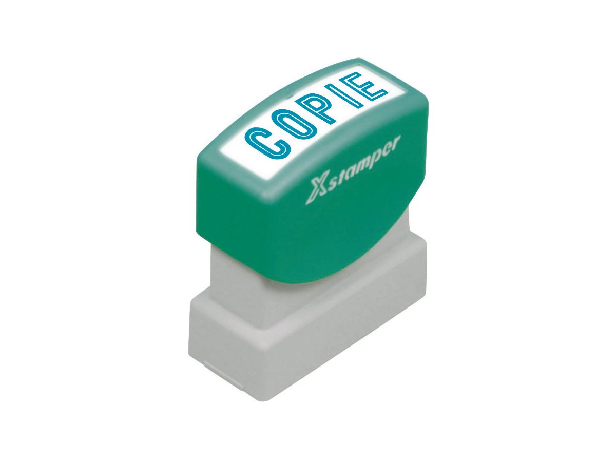 XSTAMPER Timbro Copie F 17-B blu (4974052942334)