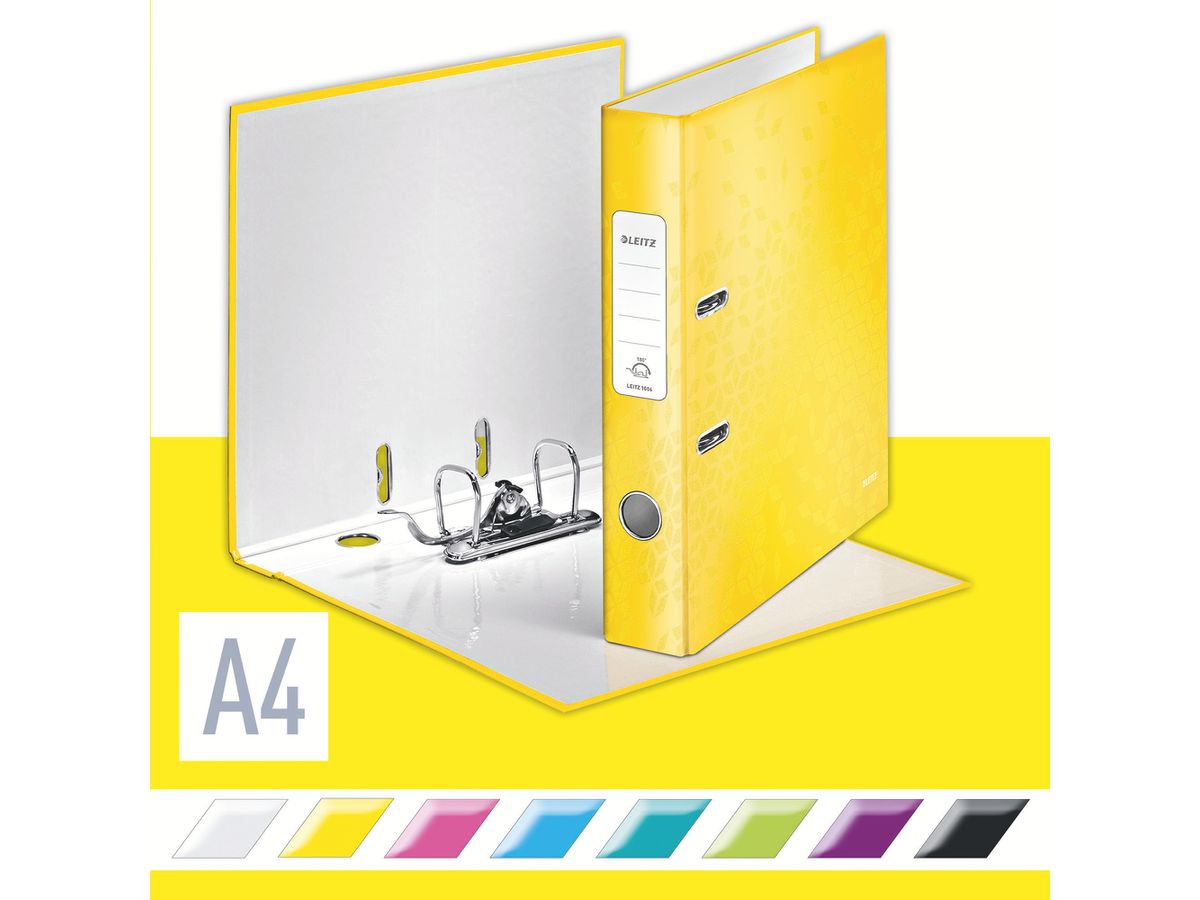LEITZ Raccoglitore WOW 5.2cm 1006-00-16 giallo A4 (4002432120444)