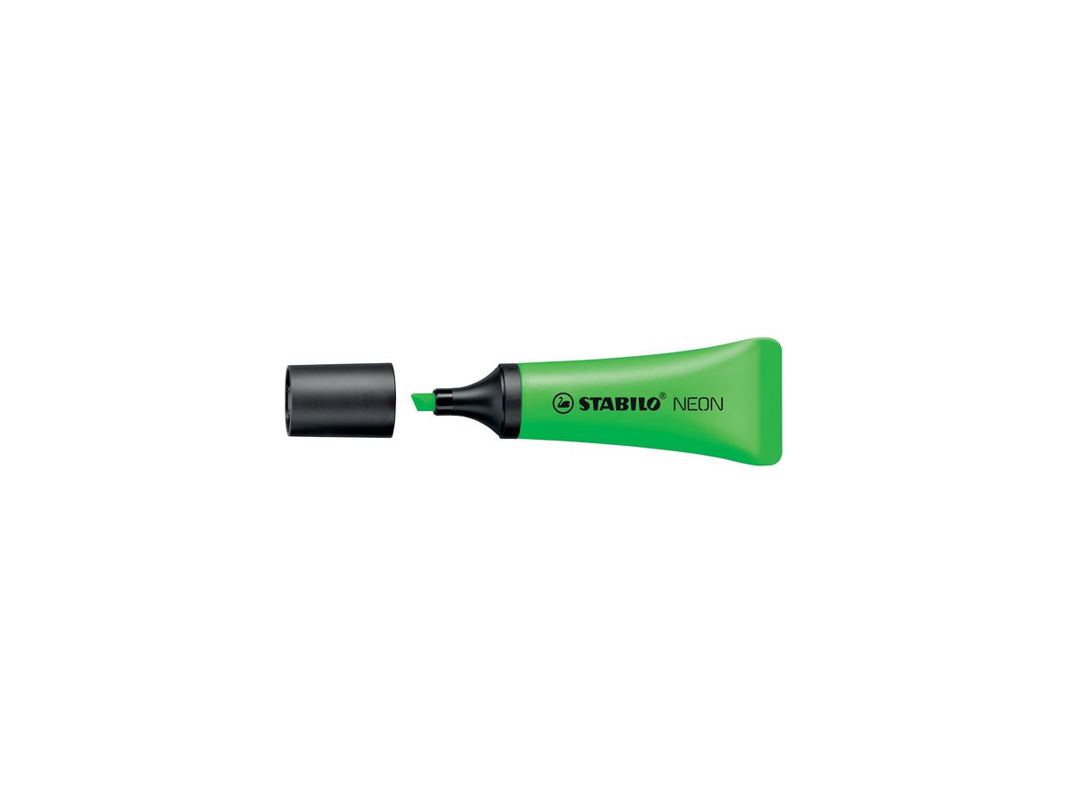 STABILO Textmarker Neon 2-5mm 72/33 verde (4006381401074)