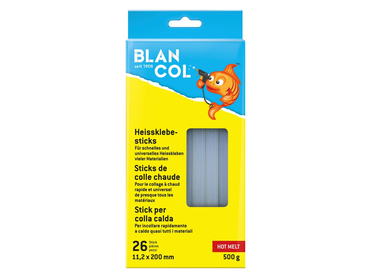 BLANCOL Glue sticks 32408 11.2x200mm, rotondo 26 pezzi (7610067324082)