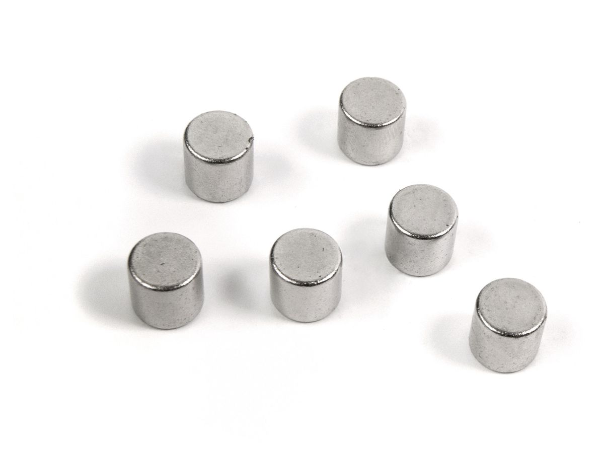 TRENDFORM Magnete BOLT CA2008 silber 6 Stück (7640161861077)