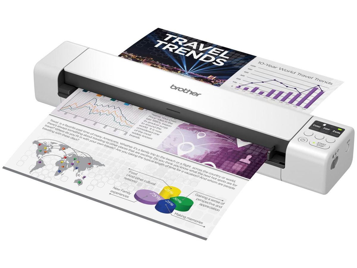 BROTHER Mobiler Dokumenten Scanner DW940DW (4977766800631)