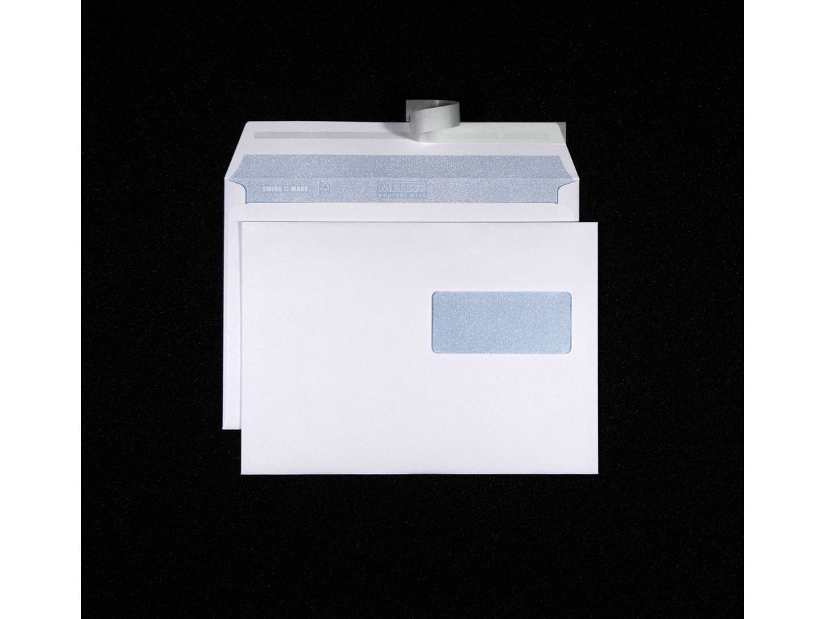METTLER Couvert Fenster rechts C5 8084 100g, ultraweiss 500 Stk. (7640126060538)