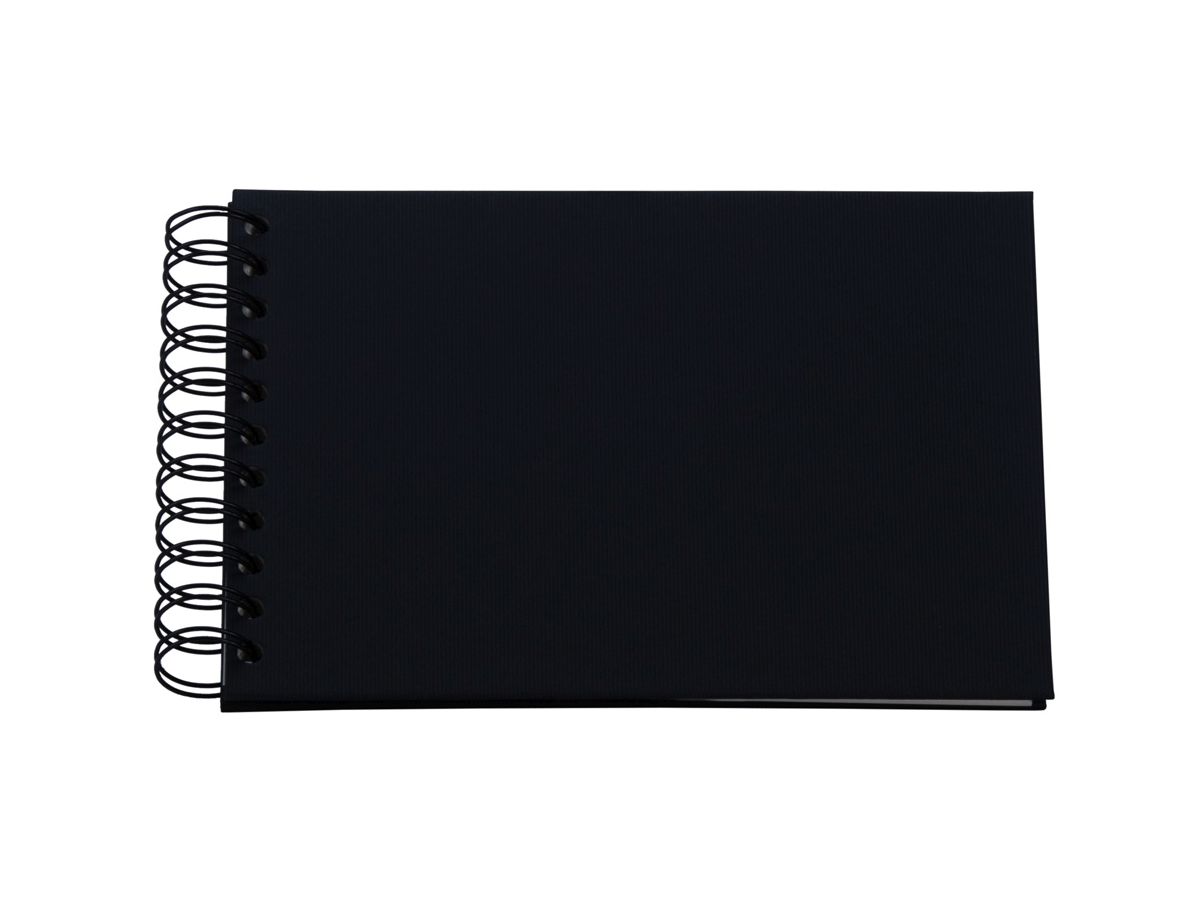 RÖSSLER Fotoalbum 1329452701 19.5x14.5cm, schwarz/o.white (4014970151682)