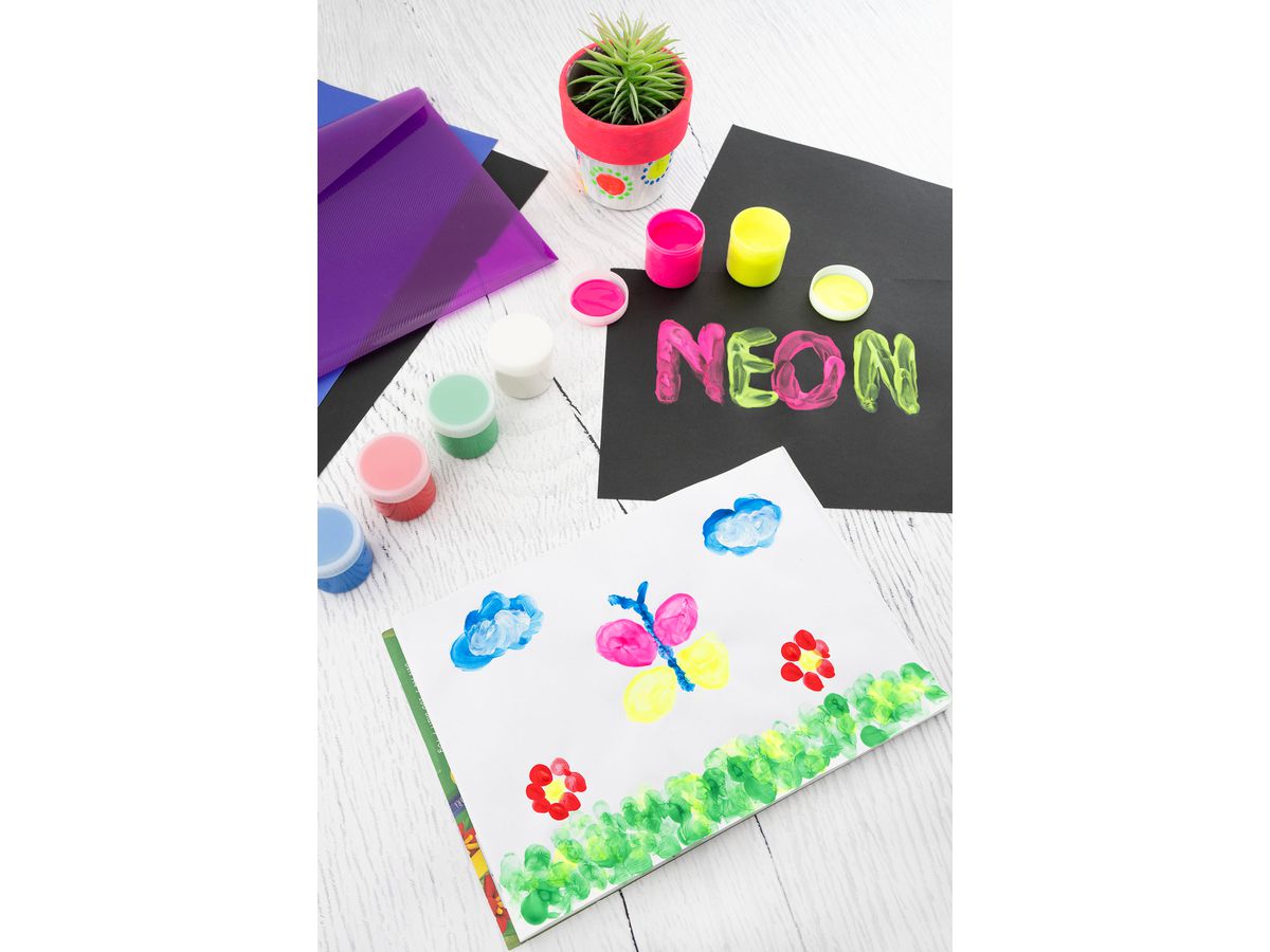 EBERHARD FABER Colori a dita al neon 578603 6x40ml (4087205786034)