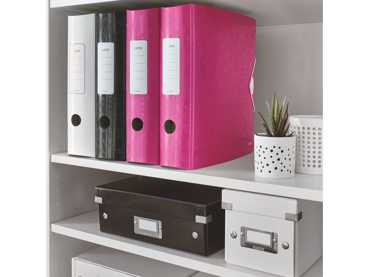 LEITZ Classeur WOW Active 180° 8.2cm 11060023 pink A4 (4002432105250)