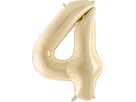 PARTYDECO Palloncino in foil no. 4 72cm FB230P-4-013 beige (5904555035102)