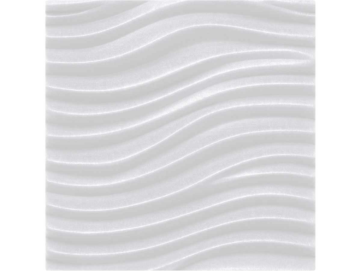 SUONO Pannelli a parete 60x60x7.4cm 3511.U09.0481 SCULPTURE, bianco 4 pezzi (7640439765816)