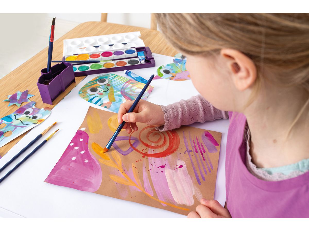 PELIKAN Scatola dei colori K12 701327 viola 12 colori (4012700701329)