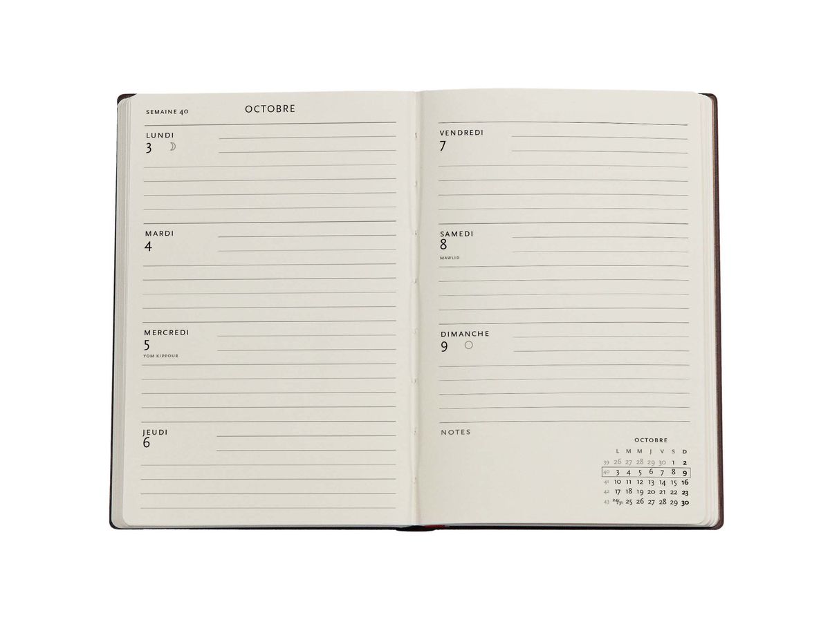 PAPERBLANKS Agenda Cath. Milan Mini 25/26 DF0865-2 1S/2P 13M FR HOR HC 9.5x14cm (9780349708652)