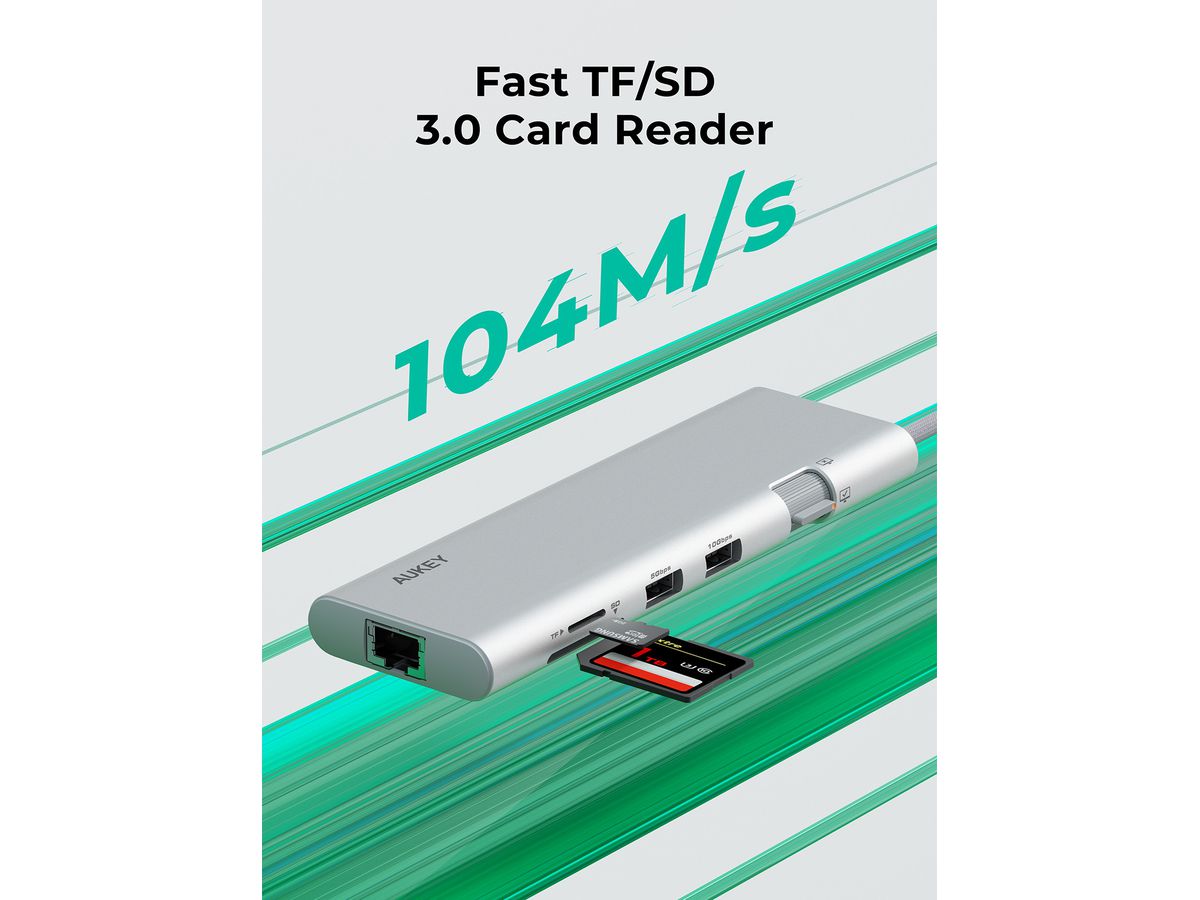AUKEY Hub 10-in-1 OfficeDok UH-CHU03 (0689323791217)