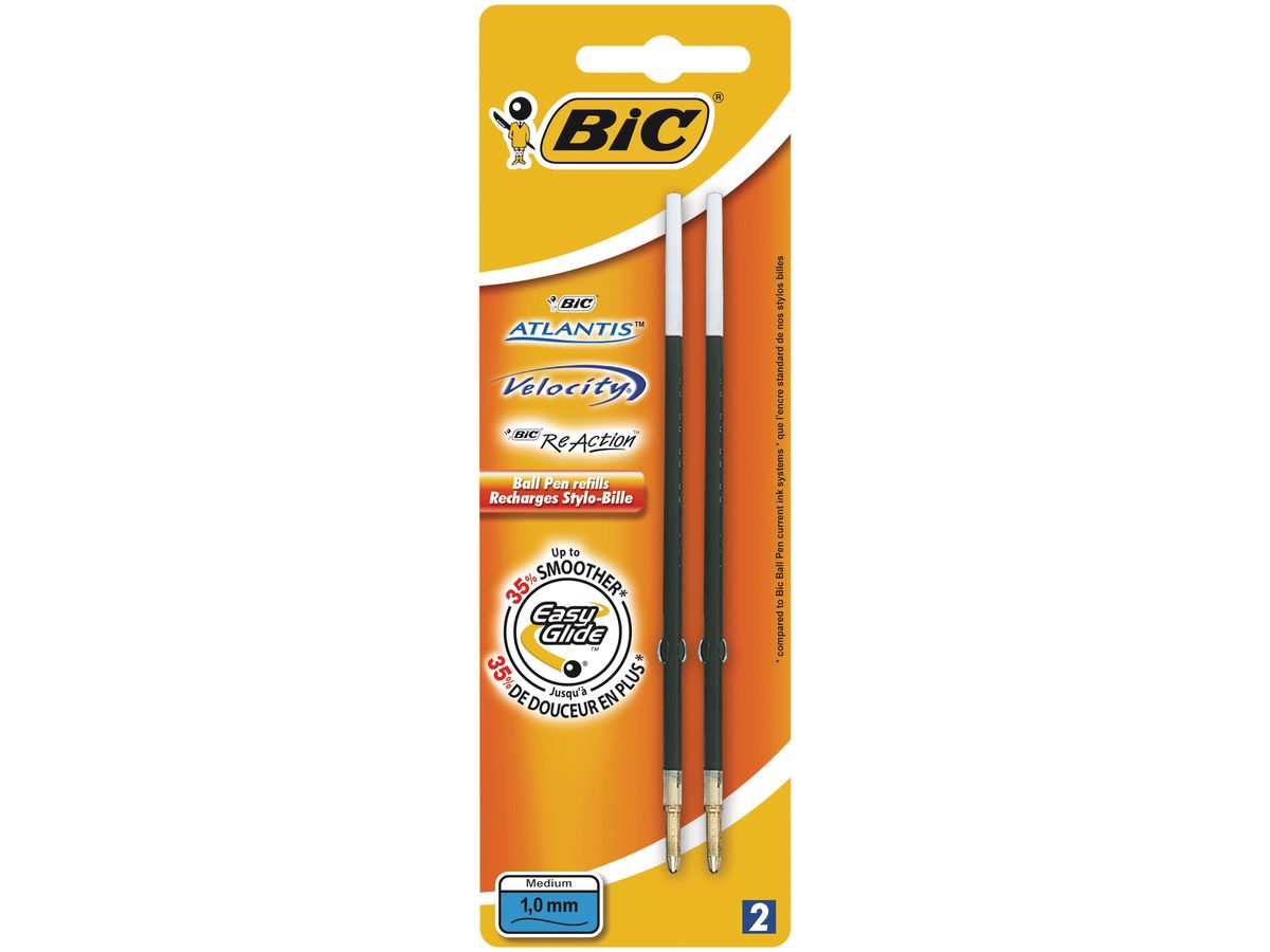 BIC Mina per Atlantis Prem. 0.4mm 892409 blu 2 pezzi (3086129900022)