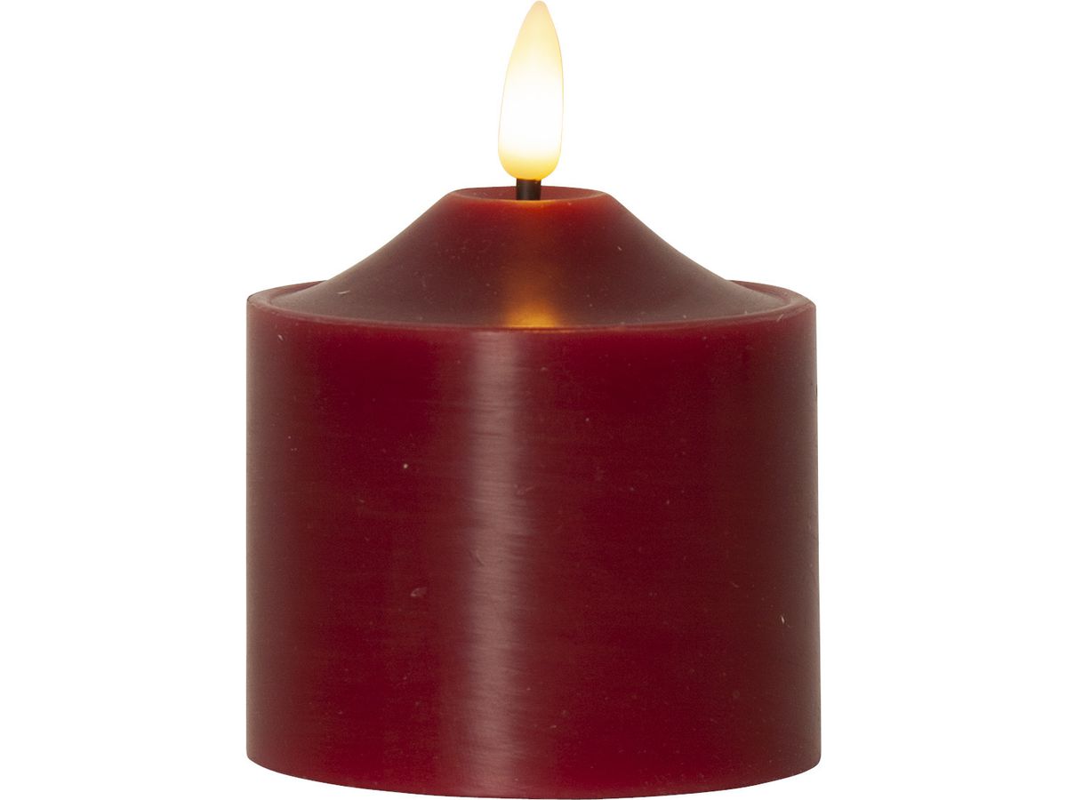 STAR TRADING Bougie LED Flamme 9.5cm 12.061-60 rouge (7391482062093)