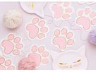 PARTYDECO Serviettes 15.5x14.5cm SPK38 Pattes de chat 12 pièces (5904555036215)