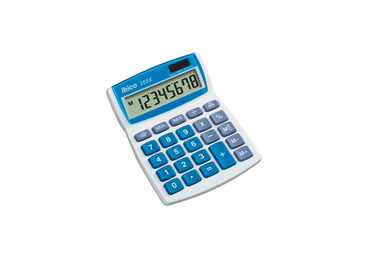 IBICO Taschenrechner 208X IB410062 8-stellig (0013465410062)