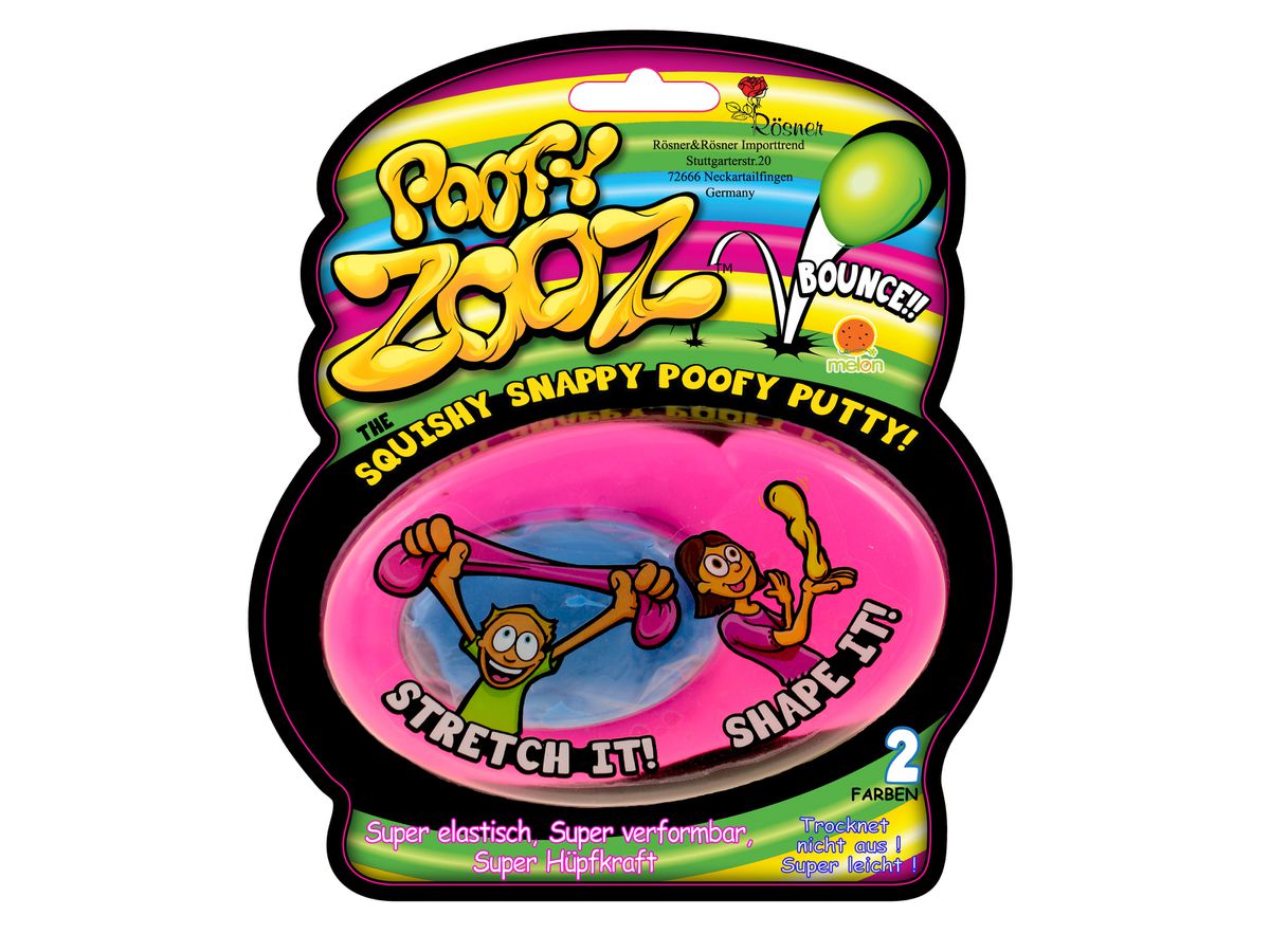 ROOST Poofy Zooz 8008 150x50x180mm ass. (4105560080083)