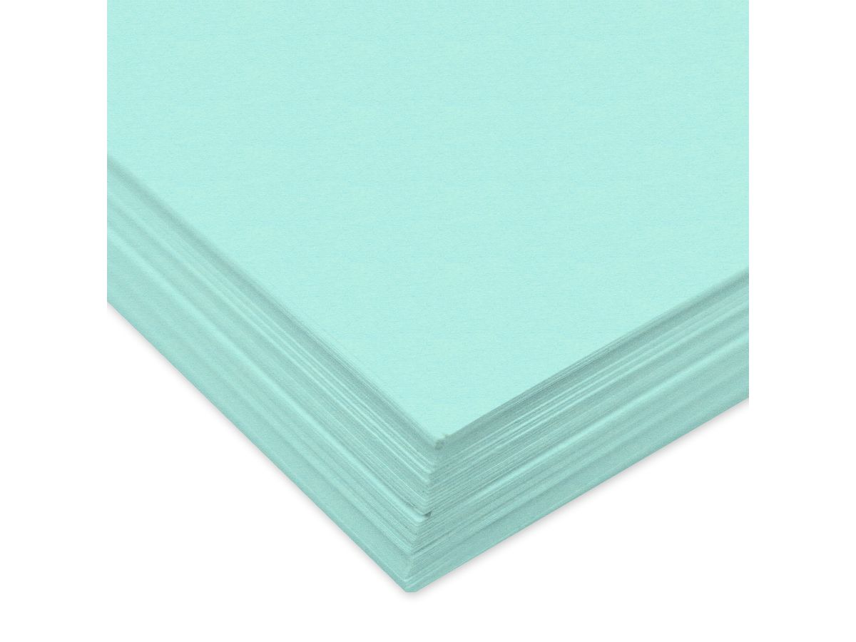 URSUS Papier à dessin couleur A4 2174636 130g, turquoise 100 flls. (7612532055033)