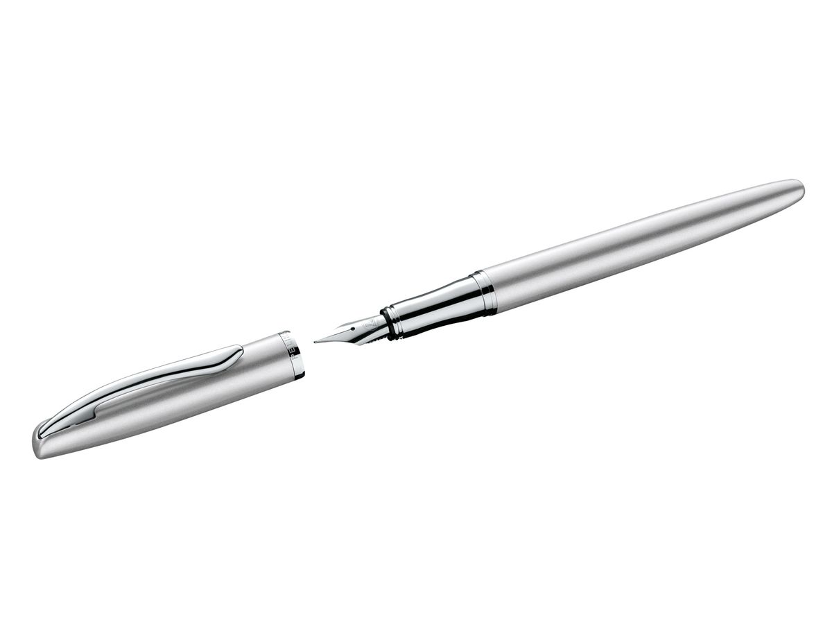PELIKAN Füllhalter Jazz Noble M 821858 Elegance Silber (4012700821850)