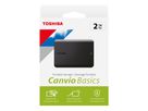 TOSHIBA HDD CANVIO BASICS 2TB HDTB520EK3AA USB 3.2 2.5 inch black (4260557512357)