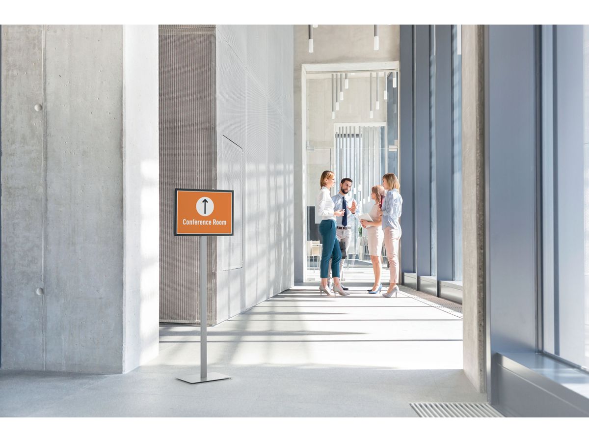 DURABLE Bodenständer BASIC A4 501257 grau (4005546730325)