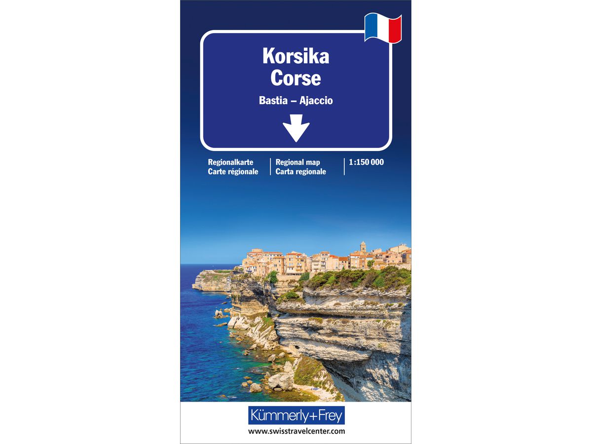 KÜMMERLY+FREY Carte routière 325901452 Korsika 1:150'000 (9783259014523)